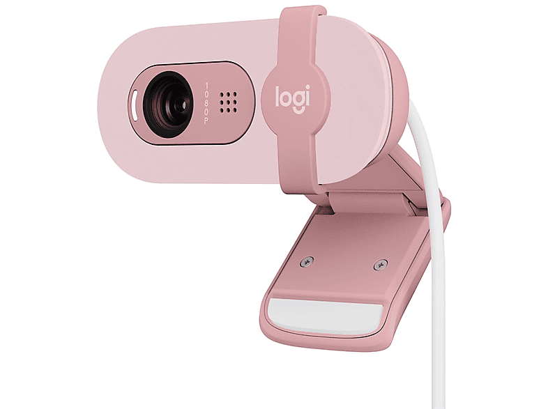 LOGITECH Brio 100 Full HD Webcam Pudra Pembe_0