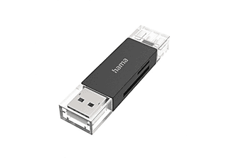 HAMA 200127 OTG, USB-A + USB-C, USB 3.0, SD USB Kart Okuyucu