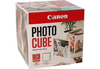 CANON Photo Cube Creative Pack, PP-201 13x13cm fotópapír, 40db + 5x5" képkeret, fehér-kék (2311B076)