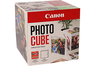 CANON Photo Cube Creative Pack, PP-201 13x13cm fotópapír, 40db + 5x5" képkeret, fehér-zöld (2311B078