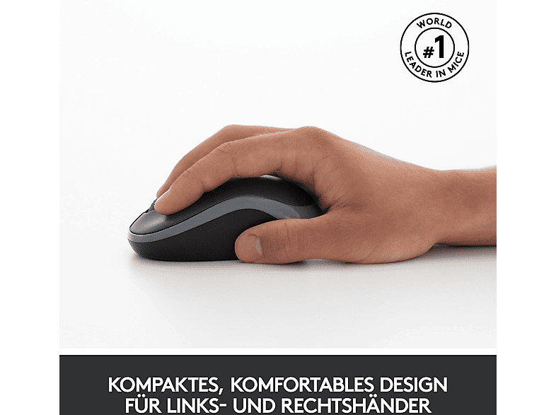 LOGITECH MK270 Kabelloses Tastatur-Maus-Set, DEU (Qwertz), Schwarz; Kabelloses Tastatur-Maus Set — Foto 2 von 5