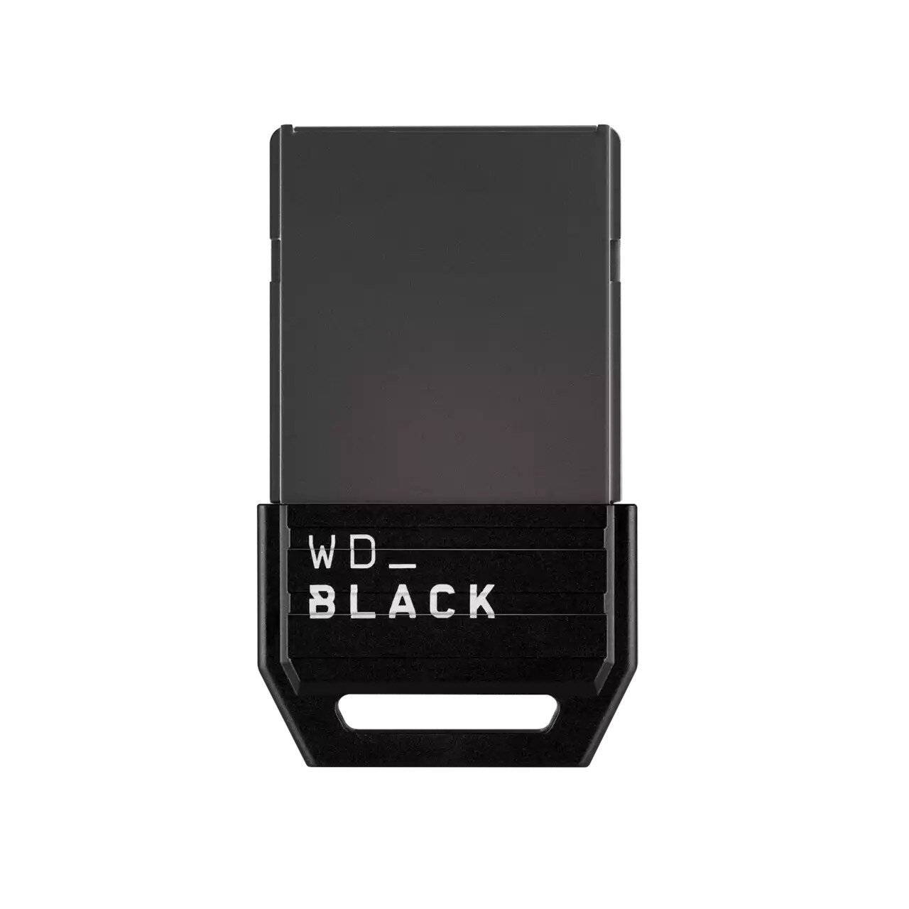 Czarny pendrive WD_BLACK z logo WD_BLACK.