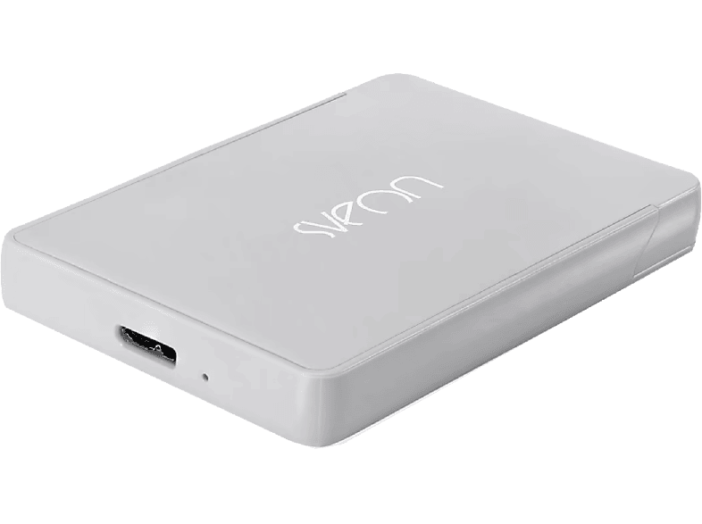 Caja disco duro - Sveon STG066, Para SATA de 2.5″, USB 3.0, Compatible con Windows, Mac y Linux, Gris