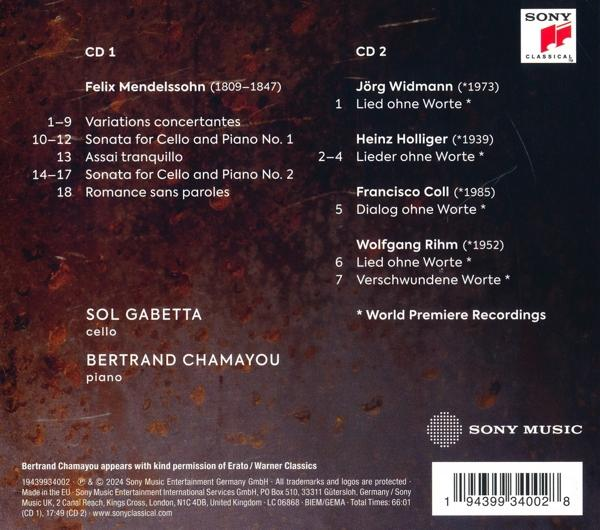 CD-Cover mit Text. Titel und Namen sind sichtbar. Der Hintergrund ist hell, mit einem Logo.