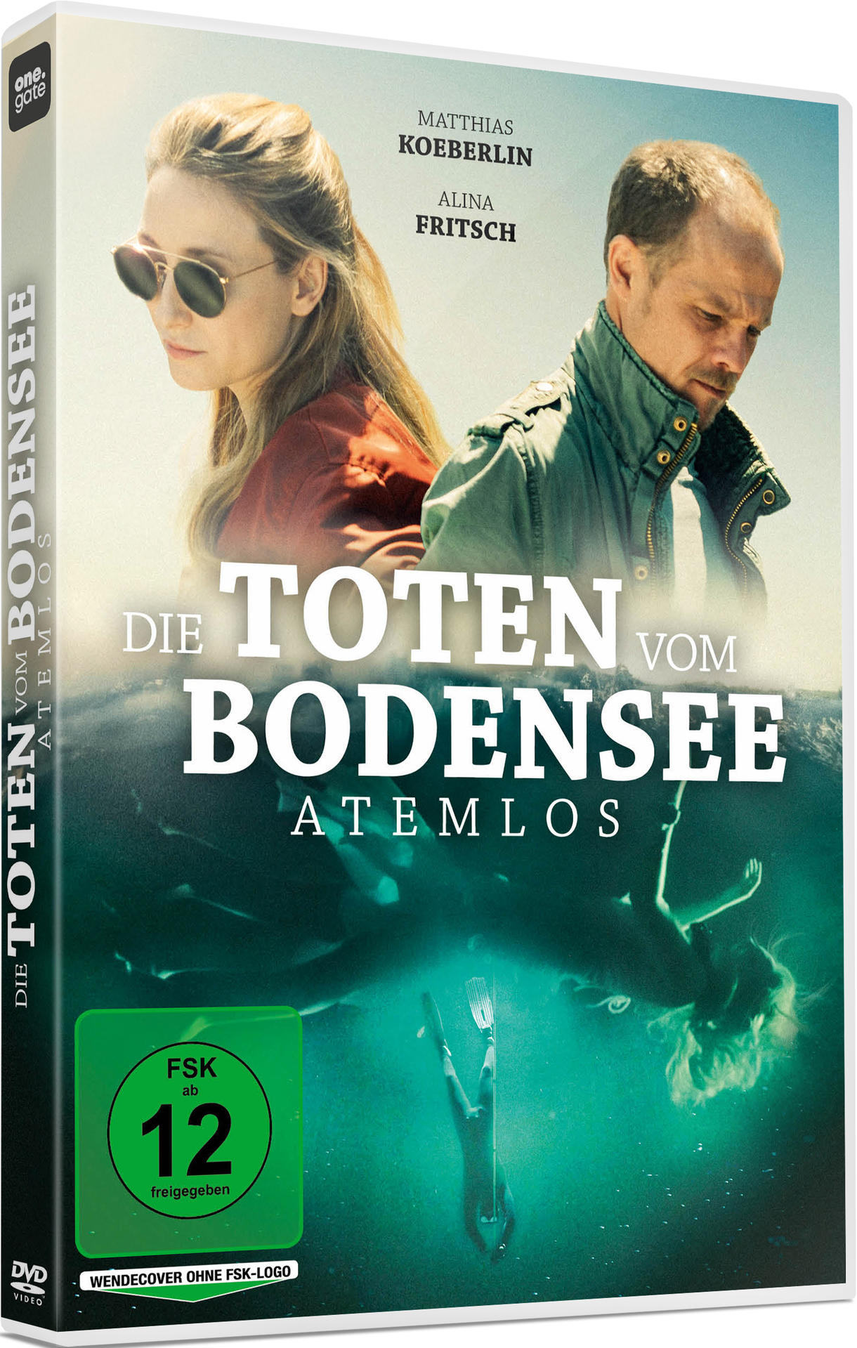 DVD-Cover mit zwei Personen und dem Titel 'DIE TOTEN VOM BODENSEE'.