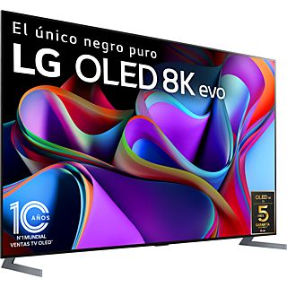 TV OLED 77" - LG OLED77Z39LA, OLED 8K, Inteligente α9 8K Gen6, Smart TV, DVB-T2 (H.265), Negro