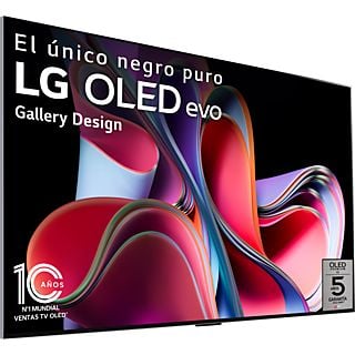 TV OLED 83" - LG OLED83G36LA, OLED 4K, Inteligente α9 4K Gen6, Smart TV, DVB-T2, Plata satinado