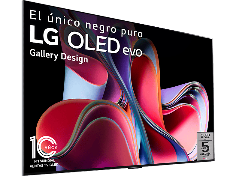 LG OLED77G36LA, 4K, Inteligente α9 4K Gen6, Smart TV, DVB-T2, Plata satinado