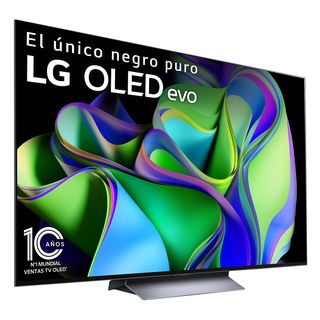 TV OLED 77" - LG OLED77C35LA, OLED 4K,  Inteligente α9  4K Gen6, Smart TV, DVB-T2 (H.265), Negro