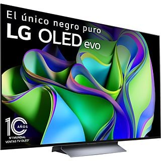 TV OLED 77" - LG OLED77C35LA, OLED 4K,  Inteligente α9  4K Gen6, Smart TV, DVB-T2 (H.265), Negro