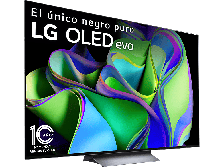 TV OLED 65  LG OLED65C35LA, OLED 4K, Inteligente α9 4K Gen6, Smart TV,  DVB-T2 (H.265), Negro