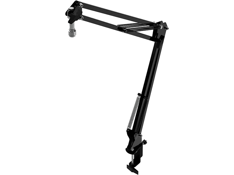 Soporte micrófono - NEWSKILL Mic Holder, Con brazo de soporte, Negro