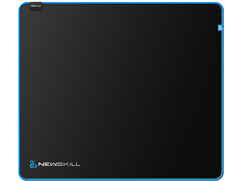 Alfombrilla gaming - Newskill, Cordura y caucho natural, Negro