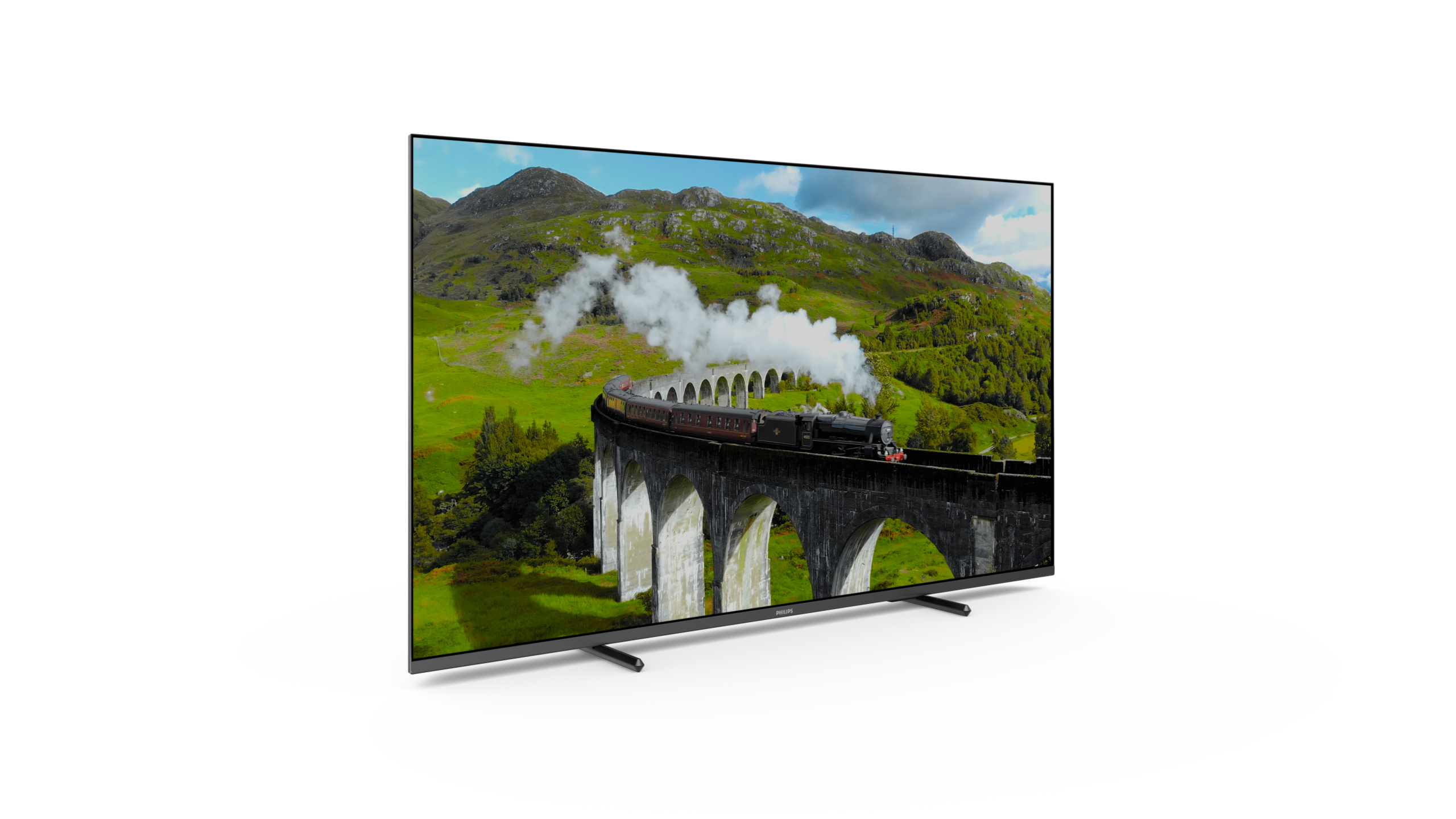 139 LED Philips TV 7608/12 TV) Zoll TV, TV PUS PHILIPS 55 (Flat, 4K, cm, 55 4K SMART UHD Smart Smart /