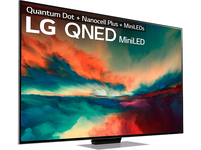 TV LED - LG 55QNED756RA, 55 pulgadas, UHD 4K, Procesador Inteligente α5 4K  Gen6, Azul ceniza, NanoCell+, Quantum Dot