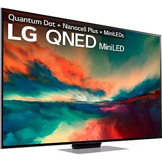 TV QNED Mini LED 55" - LG 55QNED866RE, UHD 4K, Procesador Inteligente α7 4K Gen6, Smart TV, DVB-T2 (H.265), Negro