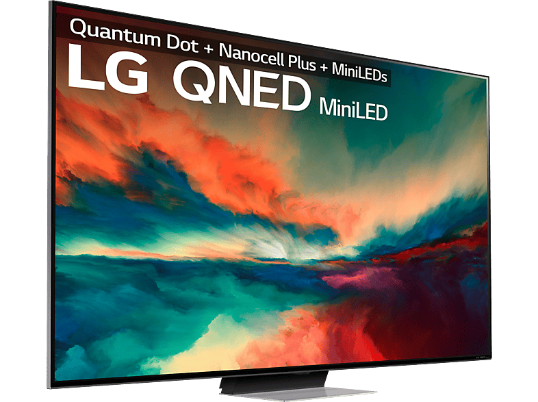 TV QNED 65  LG 65QNED756RA, UHD 4K, Procesador Inteligente α5 4K Gen6,  Smart TV, Azul Ceniza