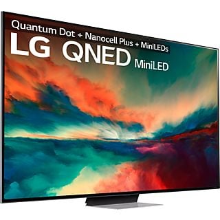 TV QNED Mini LED 65" - LG 65QNED866RE, UHD 4K, Procesador Inteligente α7 4K Gen6, Smart TV, DVB-T2 (H.265), Negro