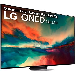 TV QNED Mini LED 75" - LG 75QNED866RE, UHD 4K, Procesador Inteligente α7 4K Gen6, Smart TV, DVB-T2 (H.265), Negro