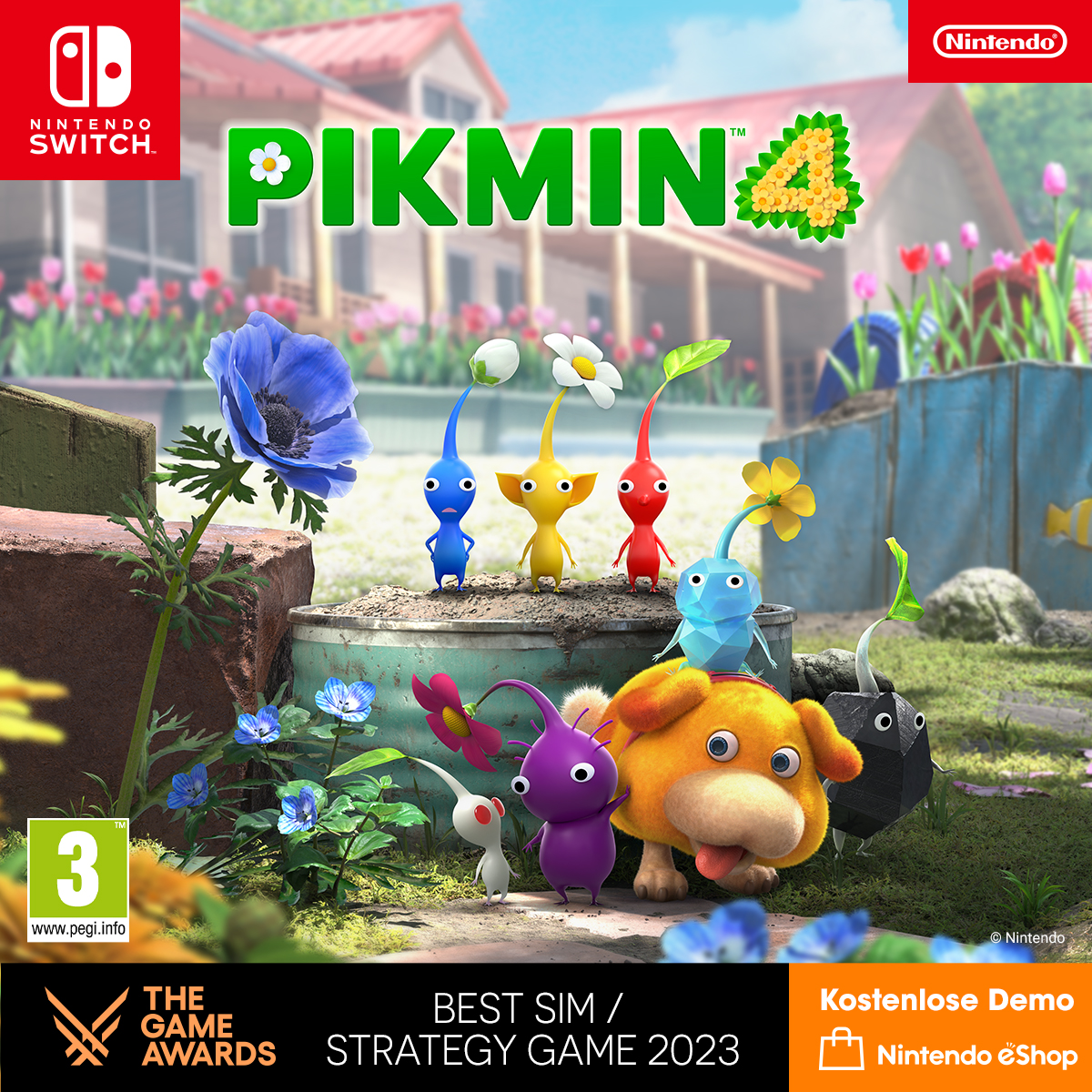 Nintendo Switch Pikmin 4 & 1+2 と3セット Pikmin 4 | Nintendo Switch - Deutsch, Französisch, Italienisch