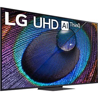 TV LED 65" - LG 65UR91006LA, UHD 4K, Inteligente α5  4K Gen6, Smart TV, DVB-T2 (H.265), Azul ceniza