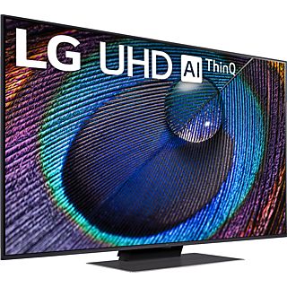 TV LED 50" - LG 50UR91006LA, UHD 4K, Inteligente α5  4K Gen6, Smart TV, DVB-T2 (H.265), Azul Ceniza