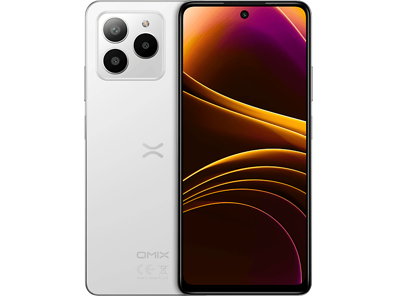 OMIX X7 8/128 GB Akıllı Telefon Beyaz_0