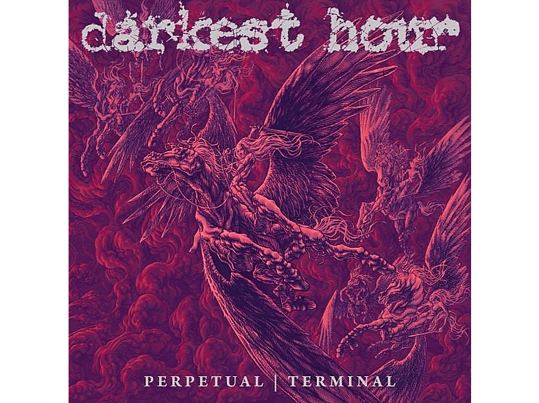 Darkest Hour - Perpetual | Terminal (Pink and Black Splatter 180  - (Vinyl)