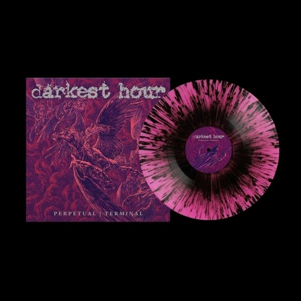 Darkest Hour - Perpetual Terminal - 180 Black (Vinyl) Splatter | (Pink and