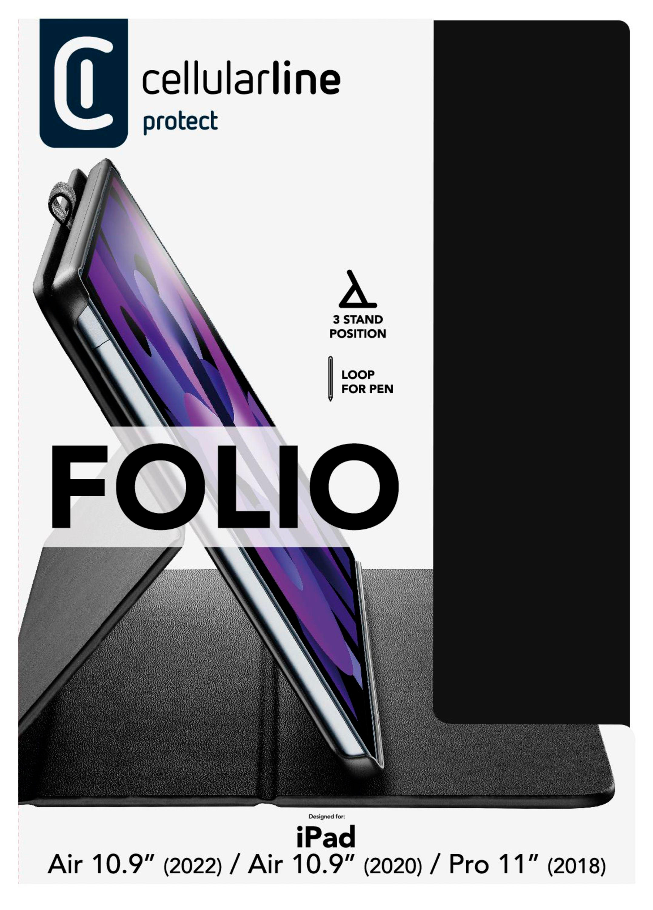 iPad (2018), CELLULAR Schwarz Folio, Backcover, /Air 11\'\' 10.9\'\' 10.9\