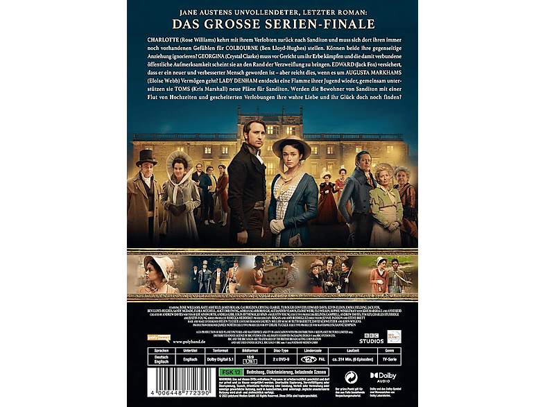 Thumbnail - Jane Austen: Sanditon - Staffel 3 DVD