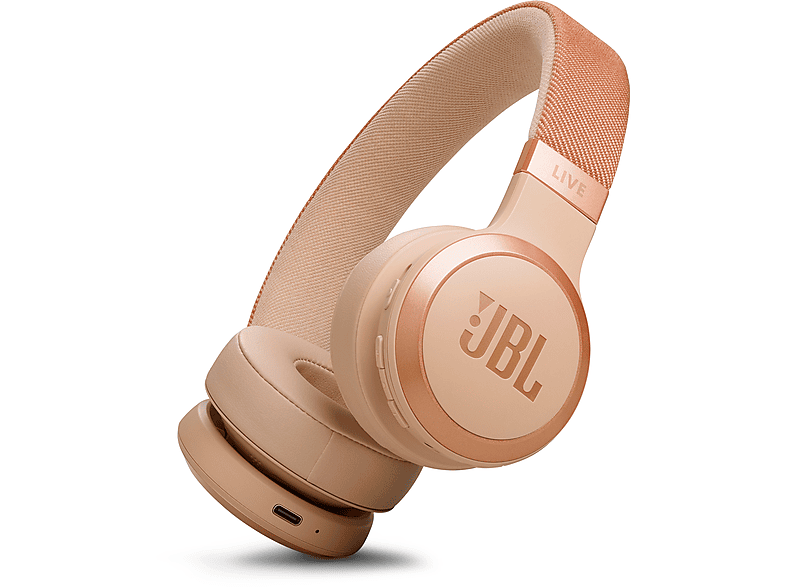 JBL Live 670BT NC Bluetooth Kulak Üstü Kulaklık Kum Beji_4