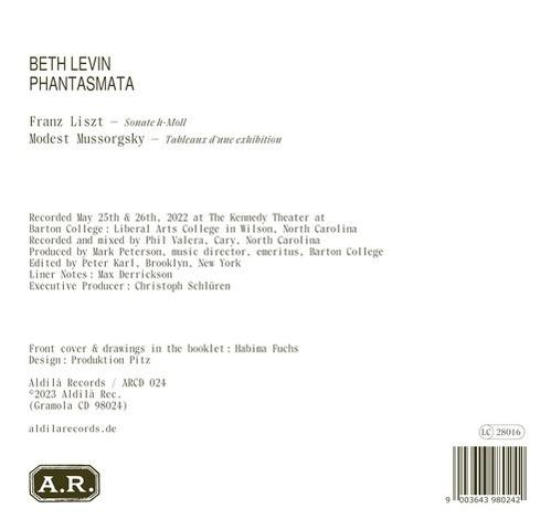 Album-Rückseite mit Titeln, Künstlern und Aufnahmedetails.