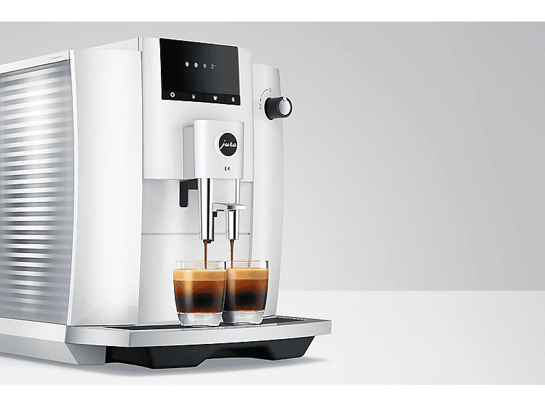 Jura 15433 E4 Kaffeevollautomat (Piano White, Professional Aroma Grinder, 15 bar) — Foto 5 von 5