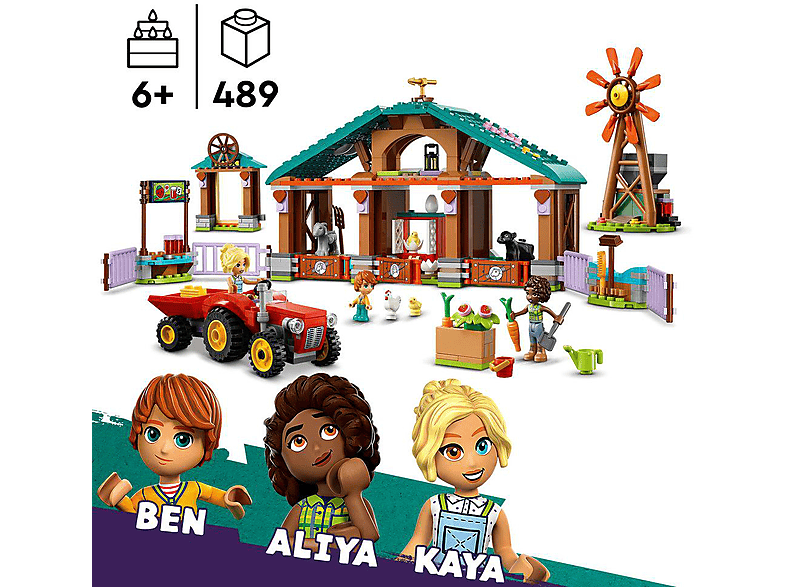 Thumbnail - LEGO Friends 42617 Auffangstation für Farmtiere Bausatz, Mehrfarbig