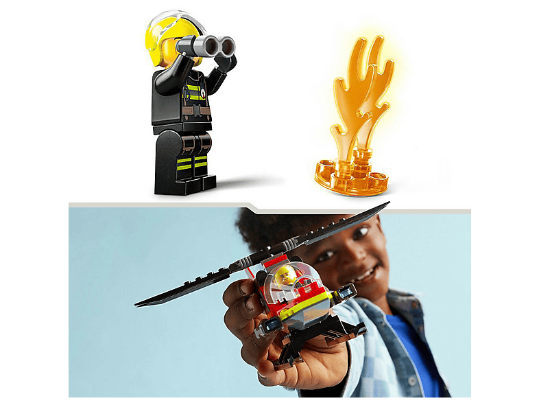 Lego City 60411 Feuerwehrhubschrauber Bausatz — Foto 5 von 5