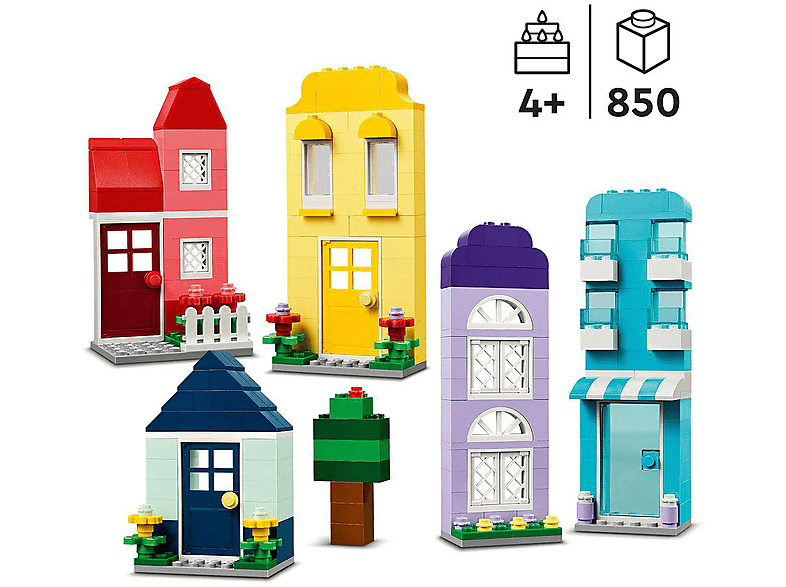 Thumbnail - LEGO Classic 11035 Kreative Häuser Bausatz, Mehrfarbig