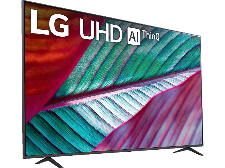 TV LED 75  LG 75UR80006LJ, UHD 4K, Inteligente α5 4K Gen6, Smart TV,  DVB-T2 (H.265), Azul Ceniza