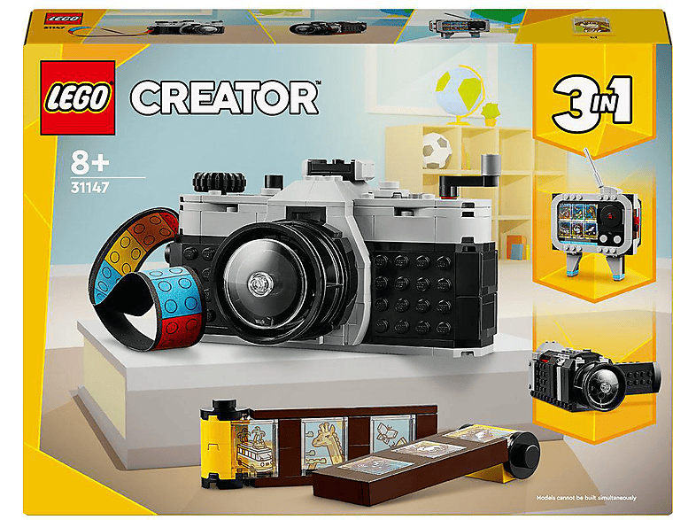 LEGO Creator 31147 Retro Kamera Bausatz, Mehrfarbig
