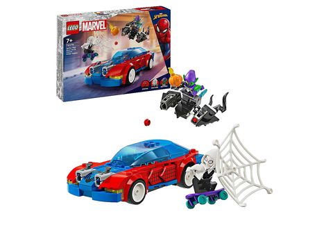 LEGO Super Heroes 76279 Spider-Mans Rennauto & Venom Green Goblin Bausatz,  Mehrfarbig LEGO® Marvel Super Heroes™