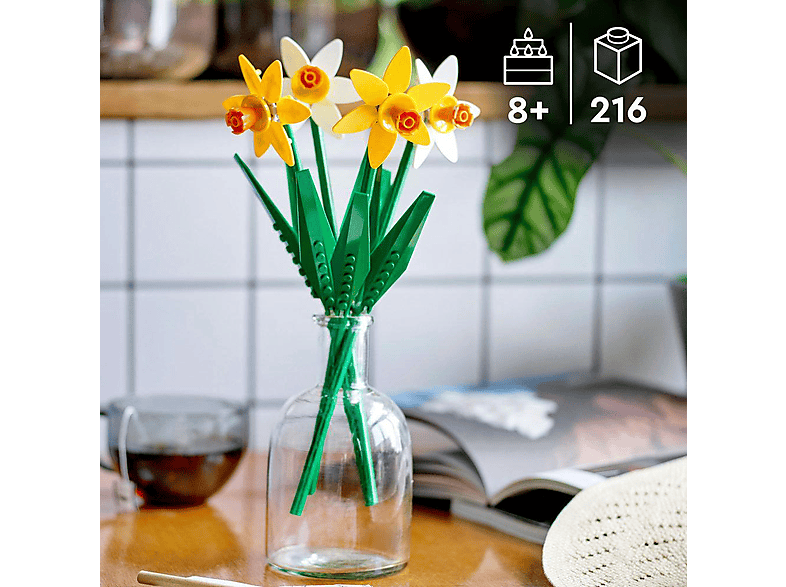 Thumbnail - LEGO Botanicals 40747 Narzissen Bausatz, Mehrfarbig