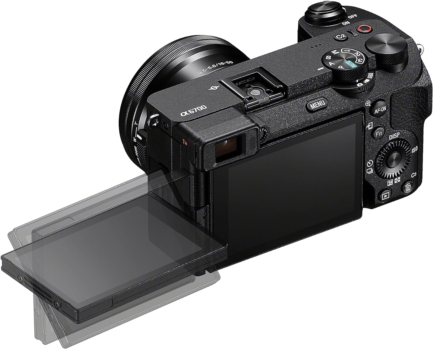 SONY Alpha 6700 APS-C 16-50 mm f/3.5-5.6 Power Zoom Objektifli Aynasız Sistem Fotoğraf Makinesi Siyah 