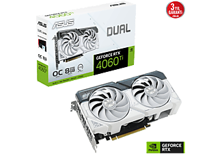 ASUS Dual GeForce RTX 4060 Ti OC White 8GB GDDR6 128Bit Nvidia Ekran Kartı_0