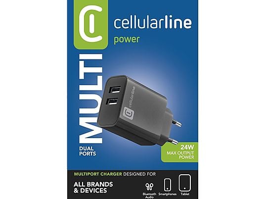 CELLULARLINE MULTIPOWER USB-C 24W BLACK -  ()