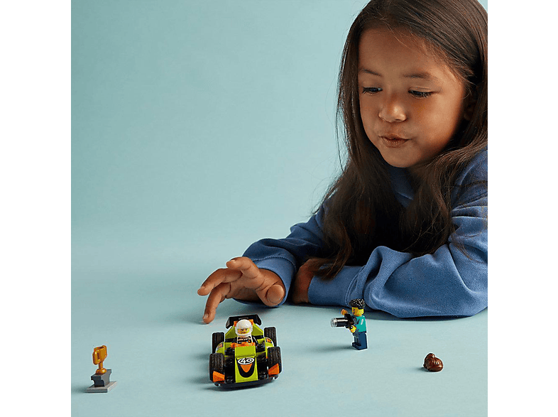 Thumbnail - LEGO City 60399 Rennwagen Bausatz, Mehrfarbig