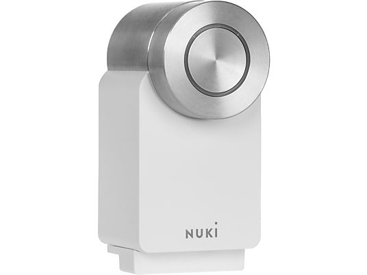 NUKI Smart Lock Pro (4e génération) UE - Serrure de porte intelligente (Blanc)