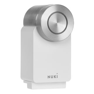 NUKI Smart Lock Pro (4e génération) CH - Serrure de porte intelligente (Blanc)