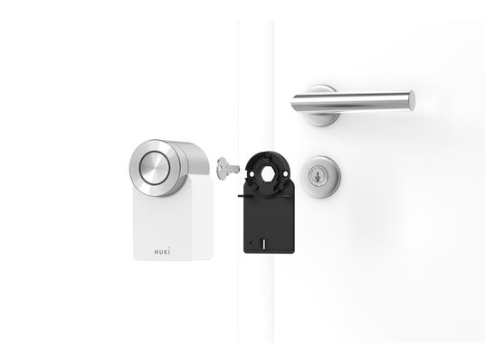 NUKI Smart Lock Pro (4. Generation) CH - Smartes Türschloss (Weiss)