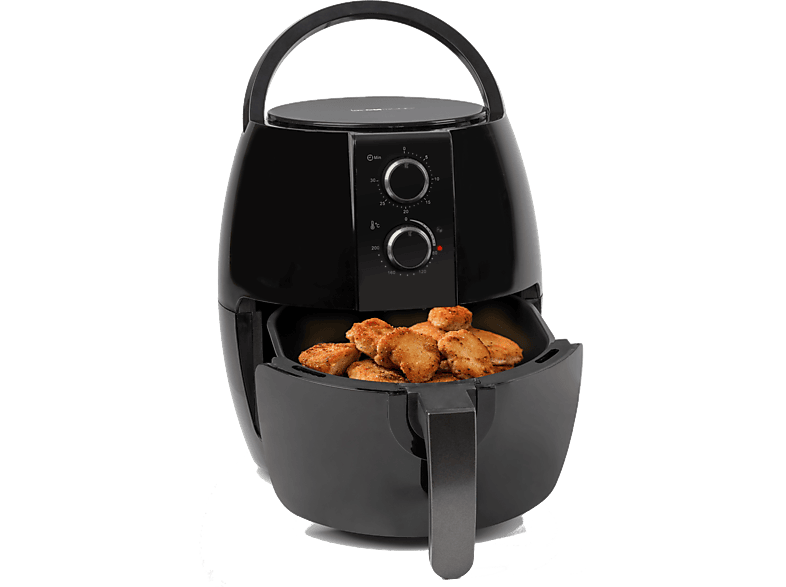 CLATRONIC FR3780H Heißluft-Fritteuse (3,6 L, 1350 Watt, Schwarz) Online ...