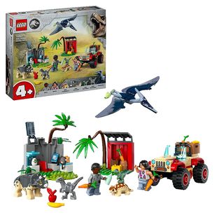 LEGO Jurassic World 76963 Rettungszentrum für Baby-Dinos Bausatz, Mehrfarbig